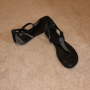 Black sandals